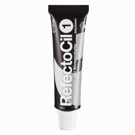 1 Pure Black Eyelash and eyebrow tint 15ml