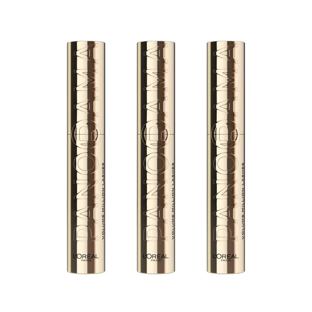 3x L'Oreal Panorama Volume Mascara Brown
