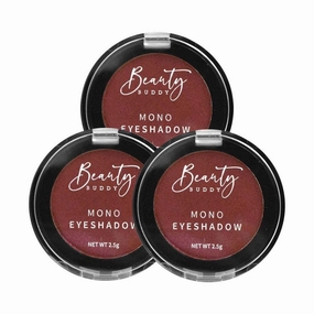 3x Beauty Buddy Mono Eyeshadow 12 Deep Shiraz 2.5g