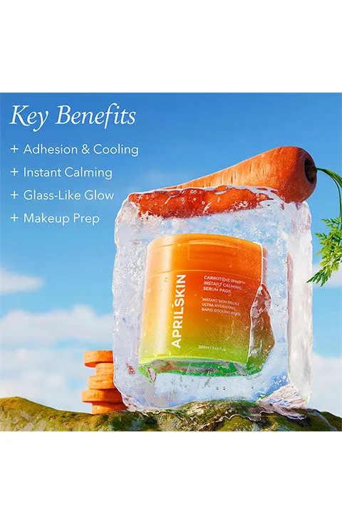 [APRIL SKIN] Carrotene IPMP Instant Calming Serum Pads(80Pads)