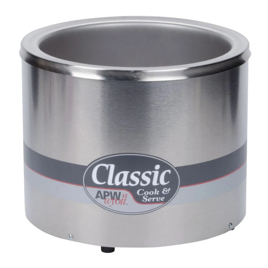 APW RCW11 11 Qt. Round Countertop Warmer Cooker / Server