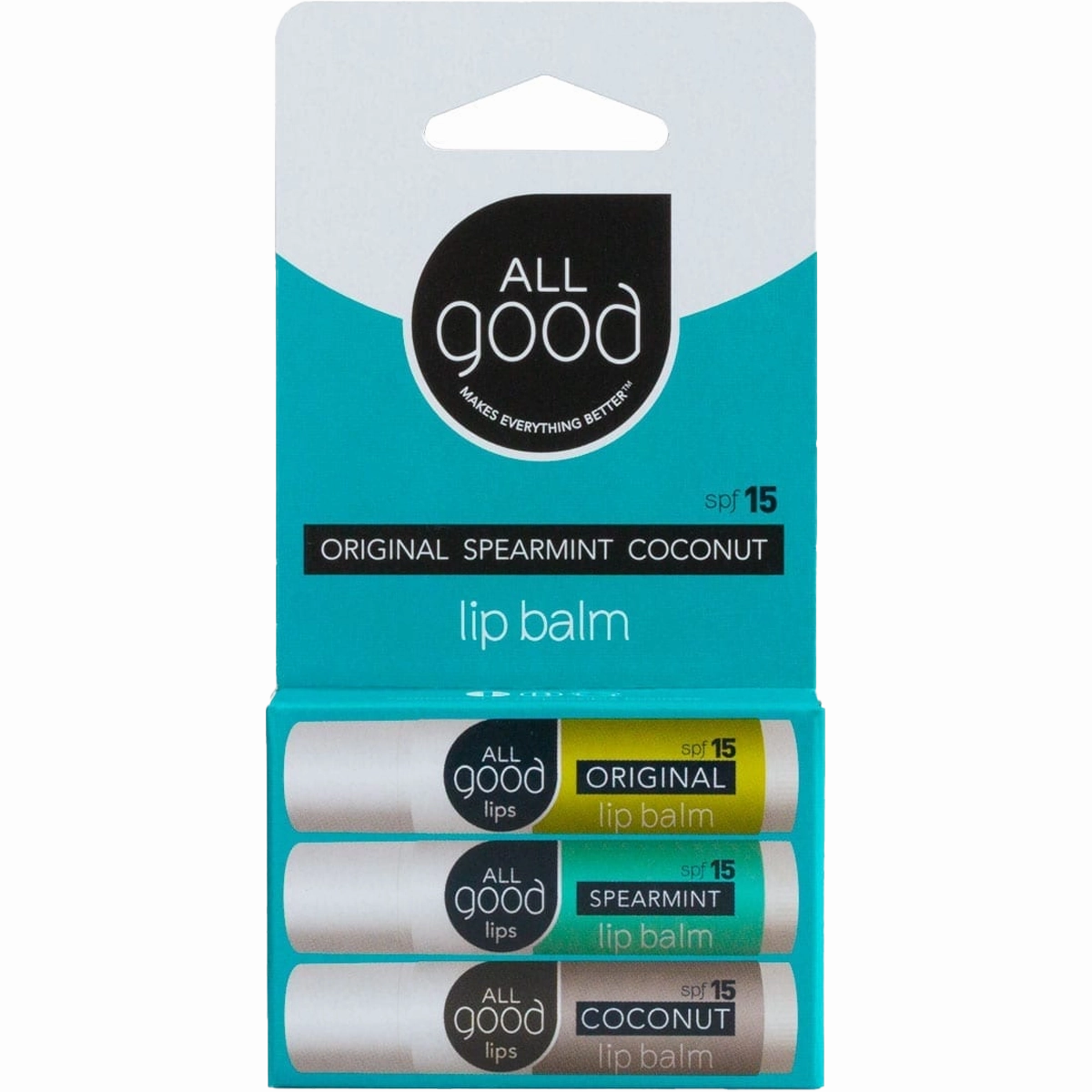 Assorted SPF 15 Lip Balms (3-Pack)
