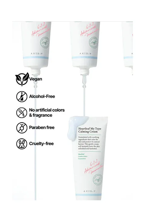 [AXIS-Y] Heartleaf My Type Calming Cream (60Ml/2.02fl.oz)