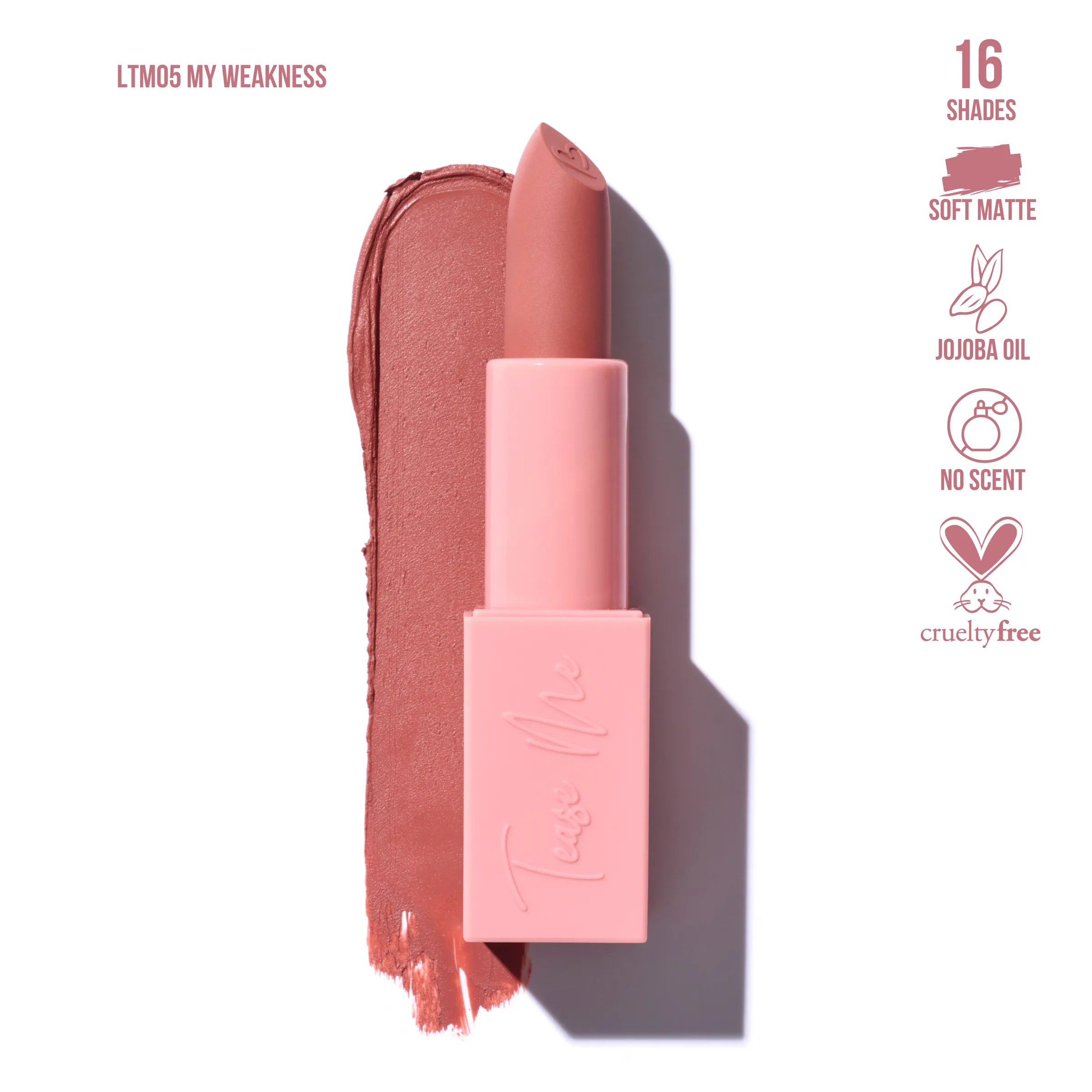 BEAUTY CREATIONS - TEASE ME LIPSTICK-