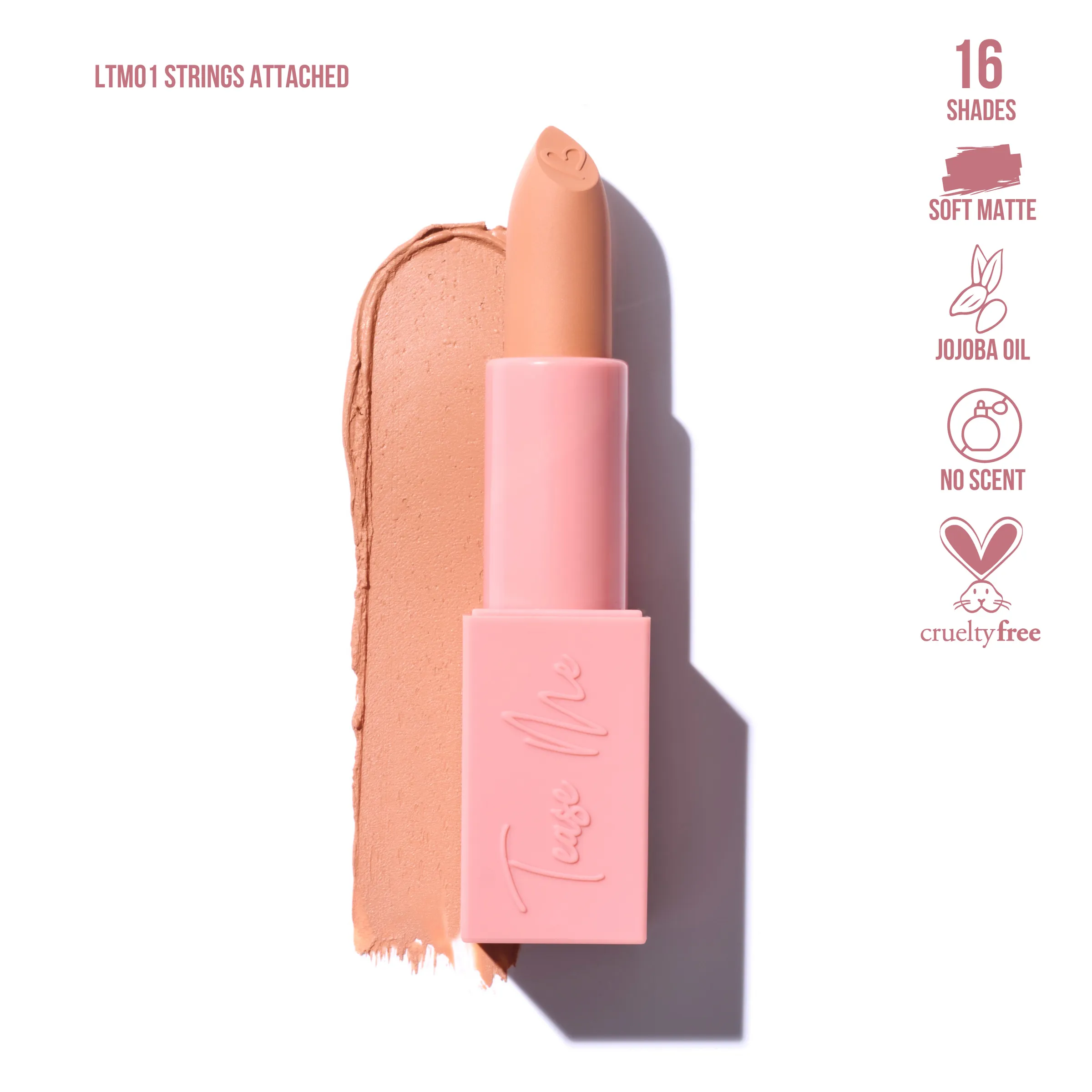 BEAUTY CREATIONS - TEASE ME LIPSTICK-