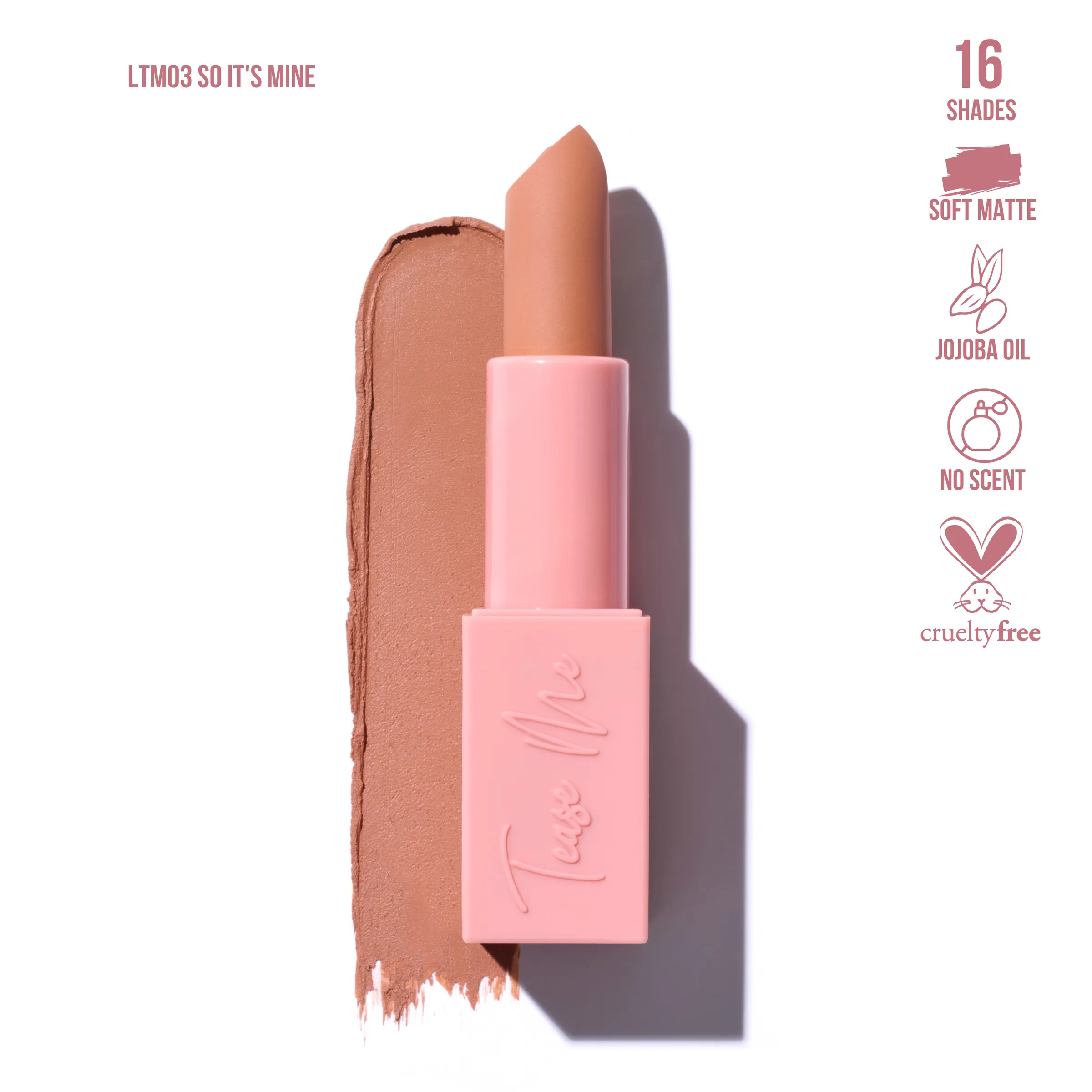 BEAUTY CREATIONS - TEASE ME LIPSTICK-