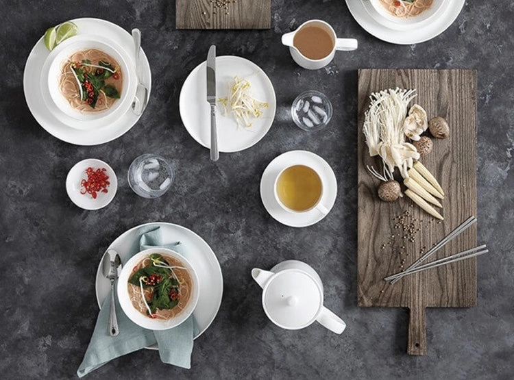CASHMERE MANSION HIGH RIM DINNER SET 18 PIECE