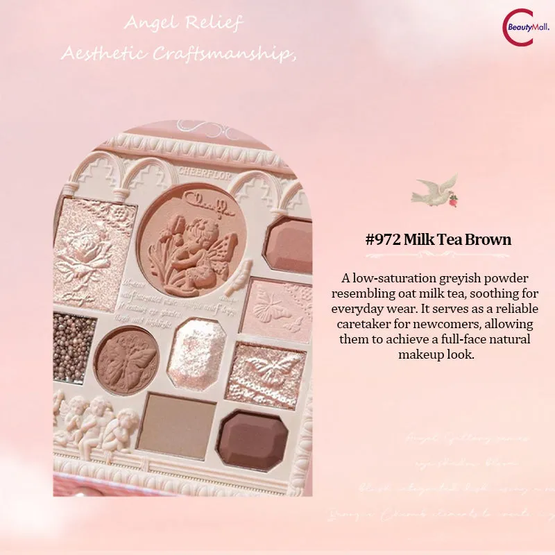 CHEERFLOR Angel Embossed Eyeshadow Palette
