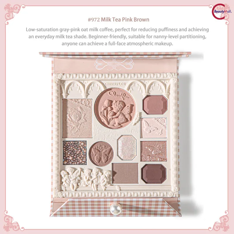 CHEERFLOR Angel Embossed Eyeshadow Palette