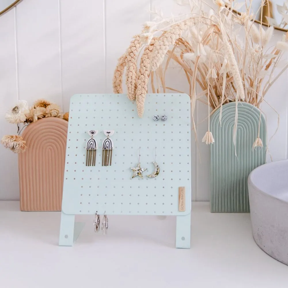 Classic Earring Holder -- Mint - Up to 120 Pairs