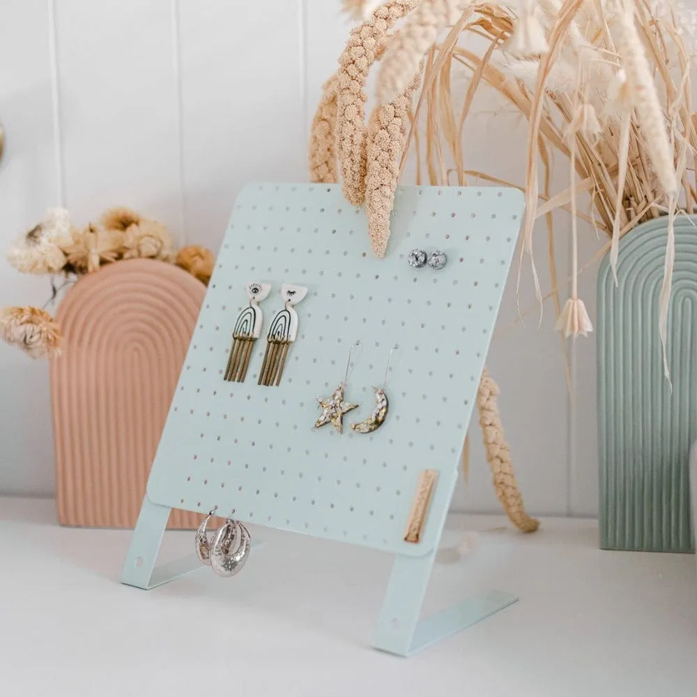 Classic Earring Holder -- Mint - Up to 120 Pairs