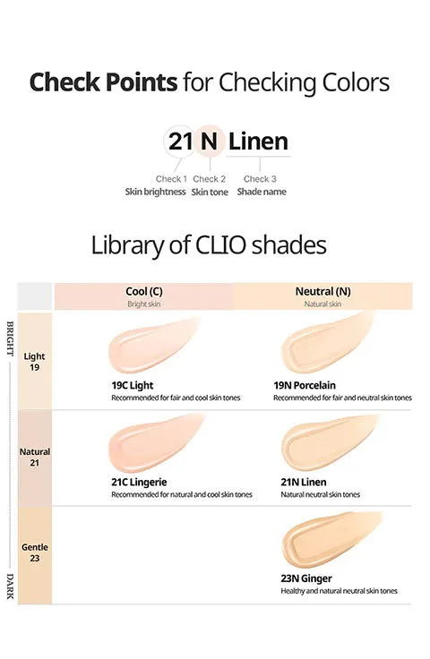[CLIO] Kill Cover Founwear Foundation The Original(35ML/1.18fl.oz) - 3Colors