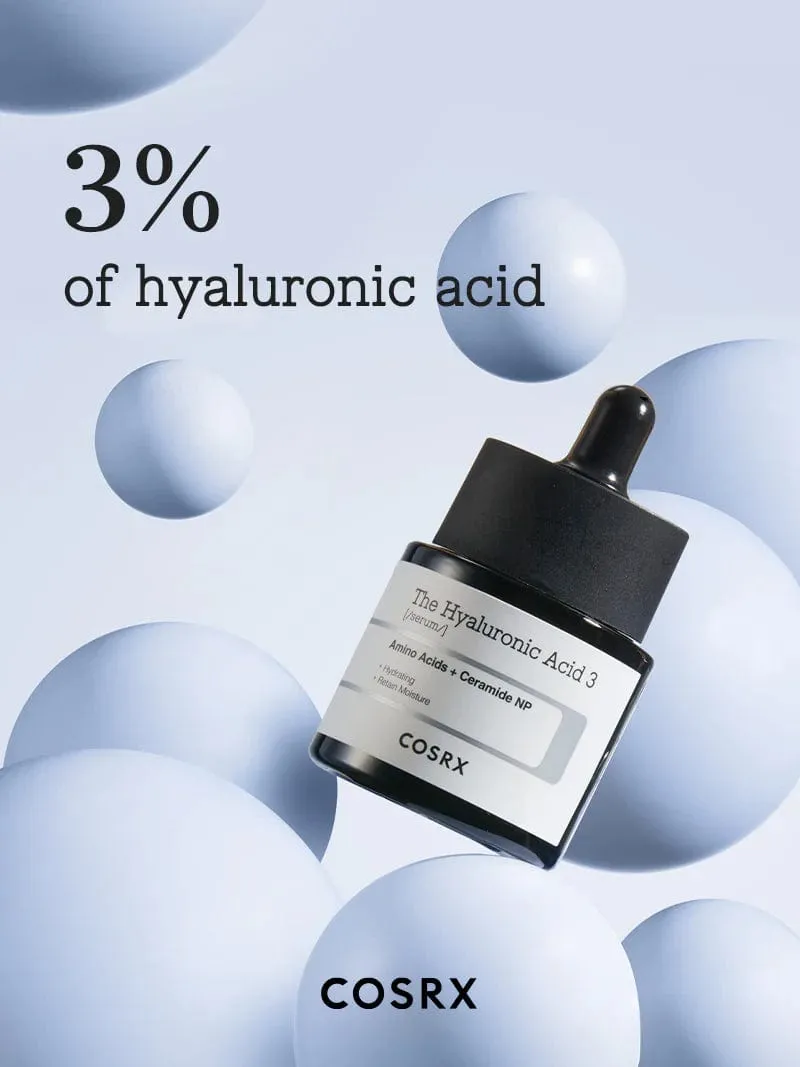 [COSRX] The Hyaluronic Acid 3 Serum (20g/1.68fl.oz)