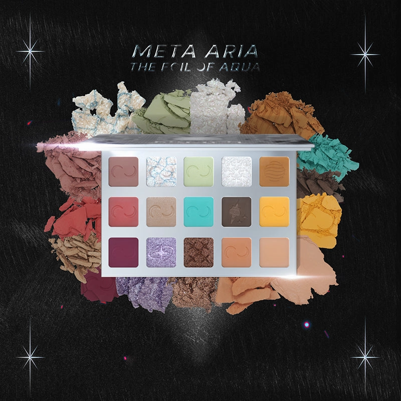DRAMO Elegy of Silver 15-Color Eyeshadow Palette