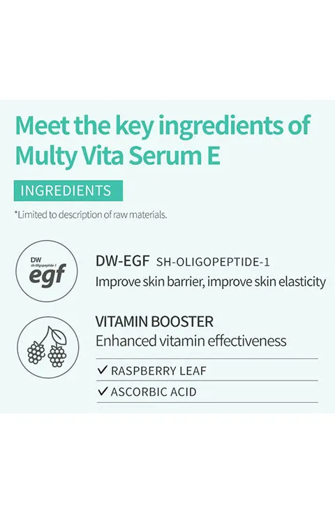 [Easydew] DW-EGF Multi Vita Serum E (14Ml /0.47fl.oz)