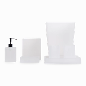 Frosted Lucite Collection