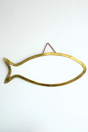 honore brass miroir poisson