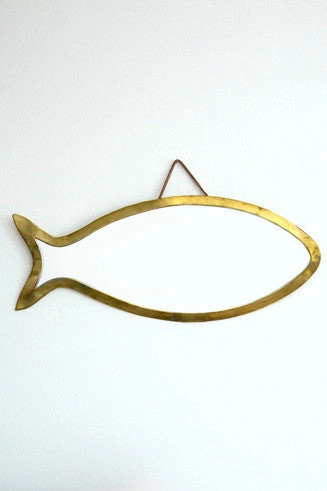 honore brass miroir poisson