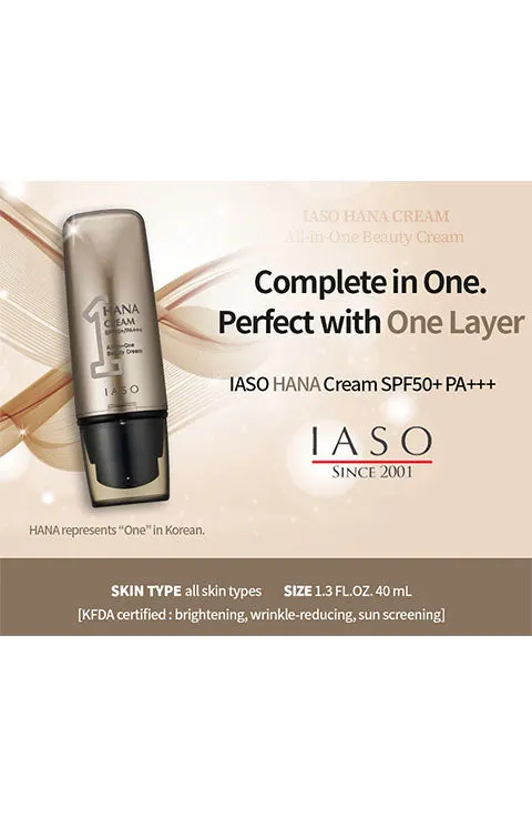 [IASO] Hana Cream SPF50 /PA    (40mL/1.3fl.oz)