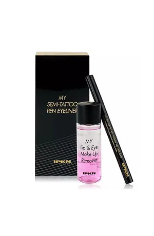 IPKN My Semi-Tattoo Pen Eyeliner Real Black Set