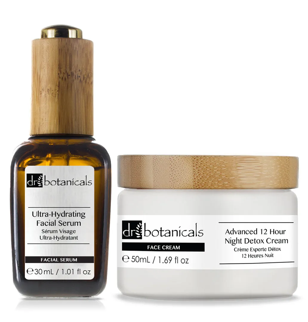 K2 DB Ultra-Hydrating Facial Serum   Advanced 12-Hour Night Detox Cream