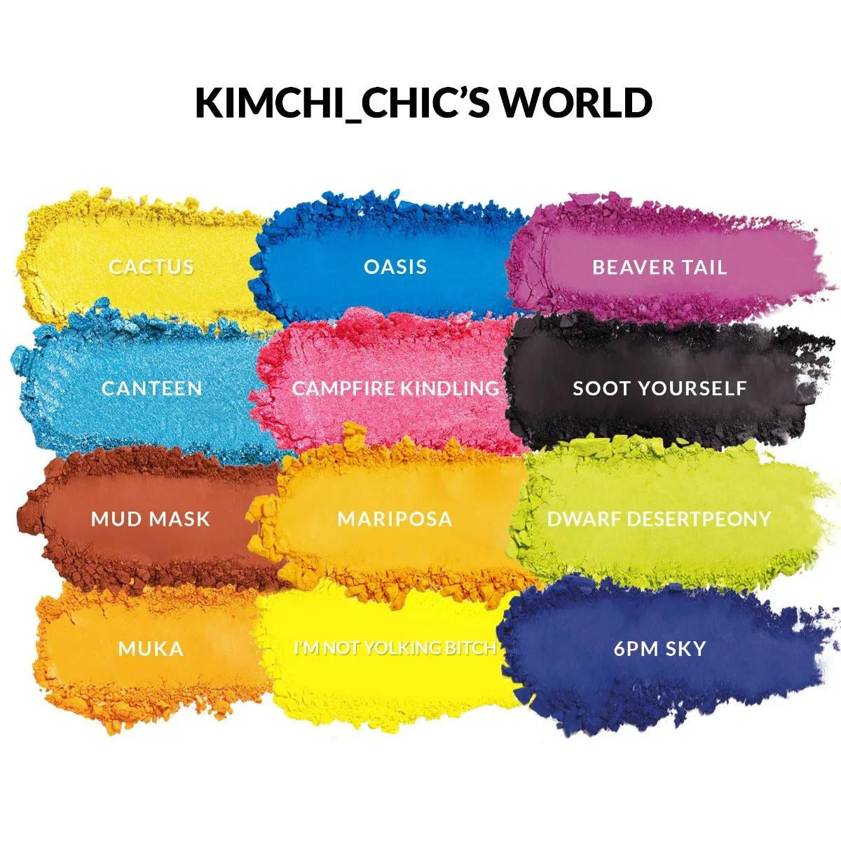 KIMCHI X NAOMI SMALLS: 2 Queens in 1 Desert Mad Maxine, Soot Yourself Palette - Vegan