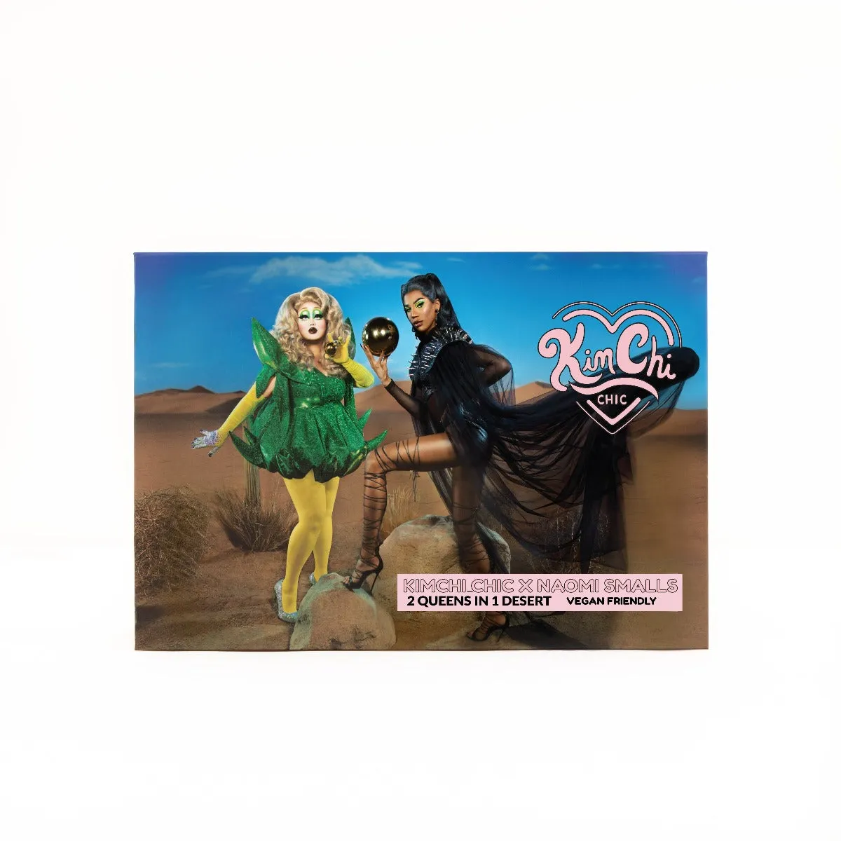 KIMCHI X NAOMI SMALLS: 2 Queens in 1 Desert Mad Maxine, Soot Yourself Palette - Vegan