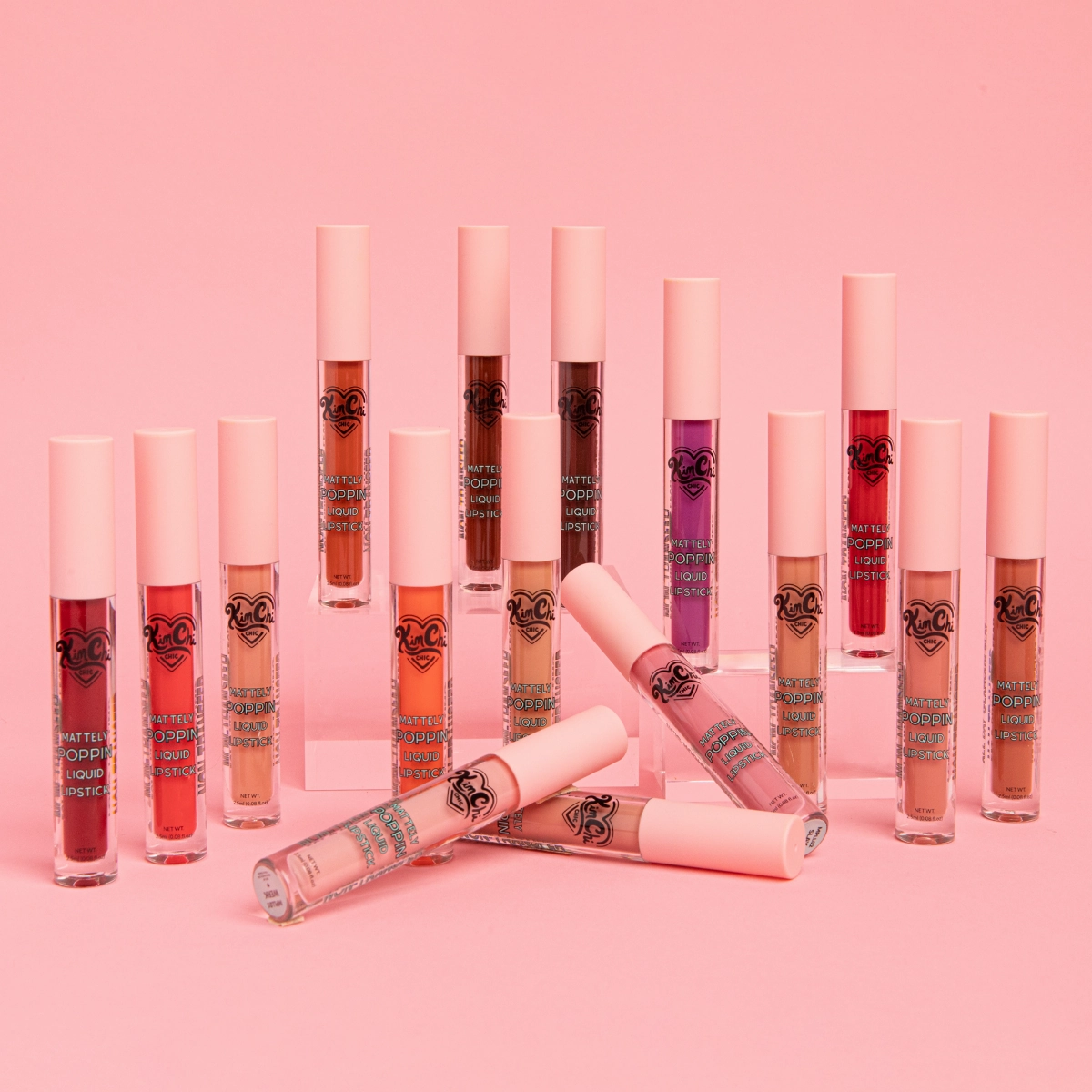 MATTELY POPPIN LIQUID LIPSTICK - 12 Shimmy