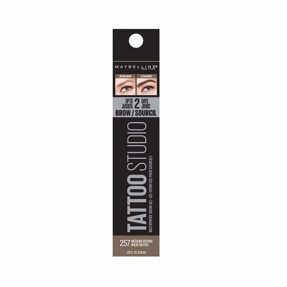 Maybelline Tattoo Studio Brow Gel 257 Medium Brown