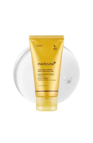 [medicube] Kojic Acid Turmeric Overnight Wrapping Peel Off Mask (75Ml/2.53fl.oz)