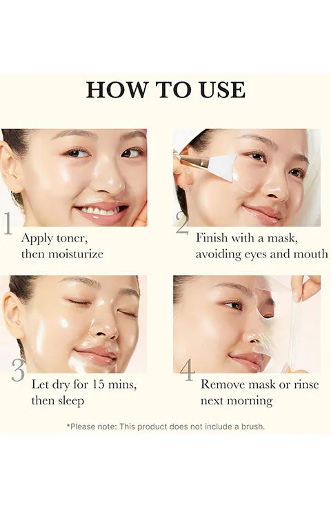 [medicube] Kojic Acid Turmeric Overnight Wrapping Peel Off Mask (75Ml/2.53fl.oz)