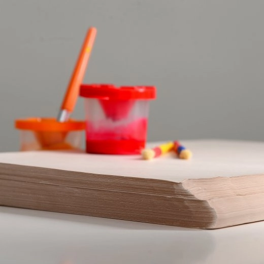Multi-Color Paint Cups & Brushes