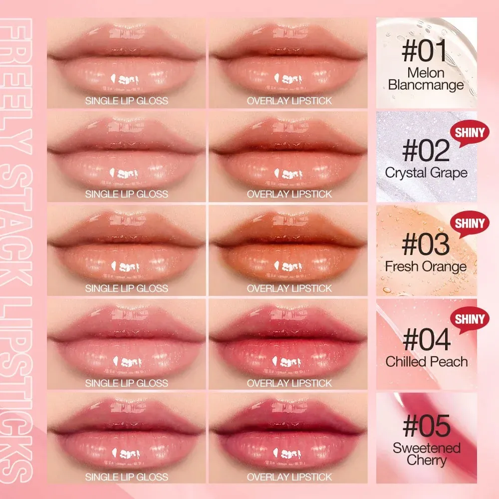 O.TWO.O Clear Crystal Berry Lip Gloss 05 Sweetened Cherry