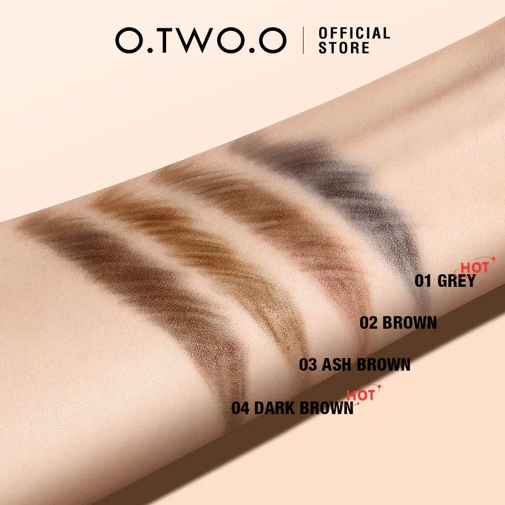 O.TWO.O Natural Soft Mist 3-In-1 Eyebrow Pencil 02 Brown