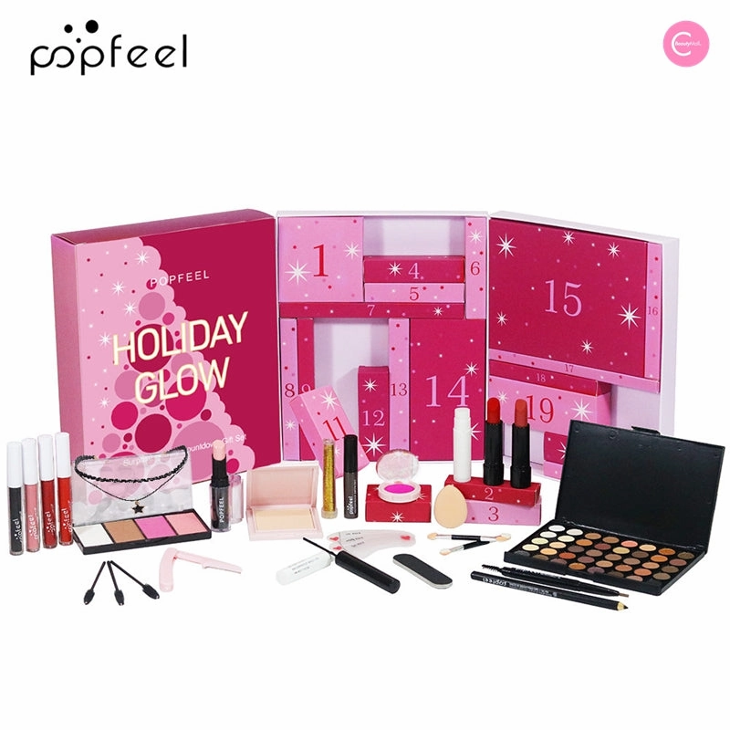 POPFEEL Christmas 24-Piece Makeup Set Gift Box