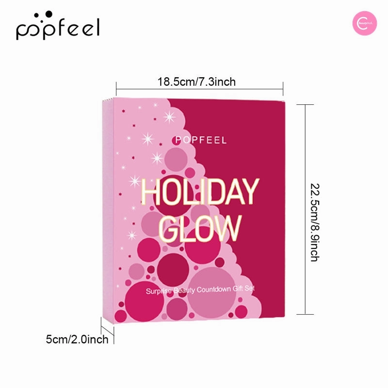 POPFEEL Christmas 24-Piece Makeup Set Gift Box