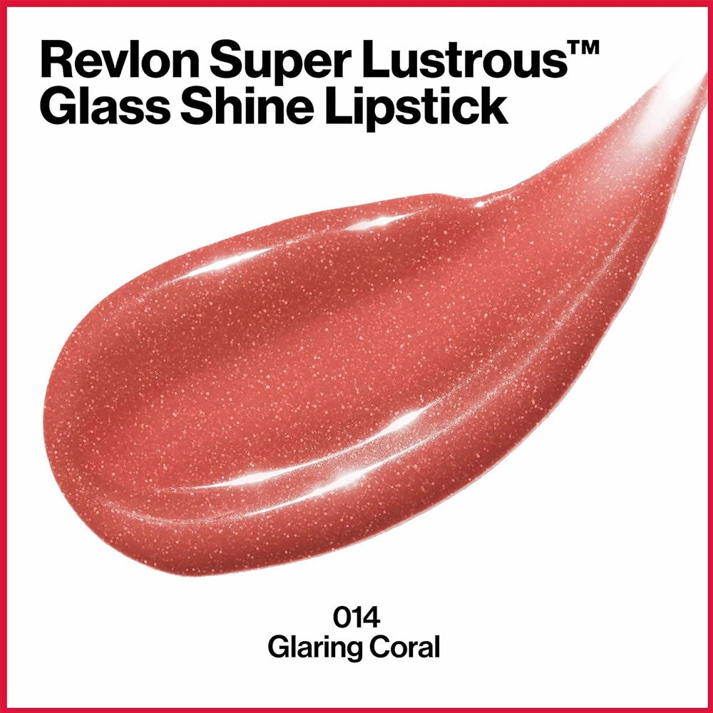 Revlon Super Lustrous Glass Shine Lipstick Shine 014 Glaring Coral