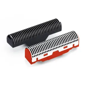 StyleCraft Replacement Uno Foil Shaver Set of 2 (1 Red Crunchy. 1 Black Forged) Cutter Blades