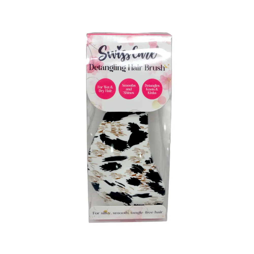 SwissCare Detangling Hair Brush Monochrome Luxe