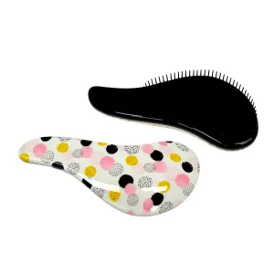 SwissCare Detangling Hair Brush Playful Polkadot