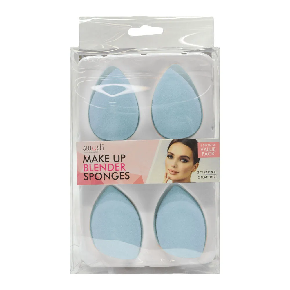 Swosh Make up Blender Sponges 4pk Blue
