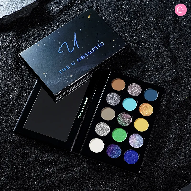 The U Cosmetic"Cosmic Eye" 15-Color Eyeshadow Palette