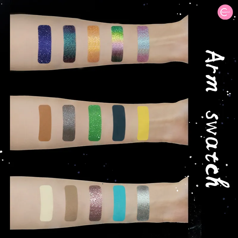 The U Cosmetic"Cosmic Eye" 15-Color Eyeshadow Palette