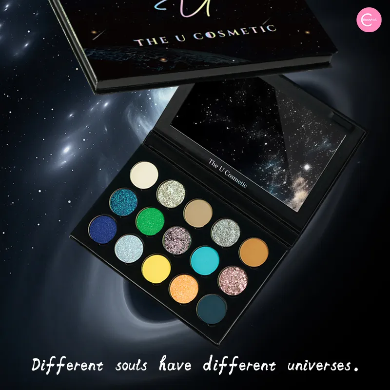 The U Cosmetic"Cosmic Eye" 15-Color Eyeshadow Palette