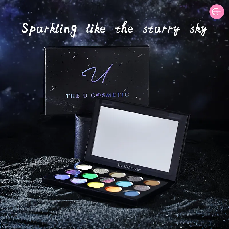The U Cosmetic"Cosmic Eye" 15-Color Eyeshadow Palette