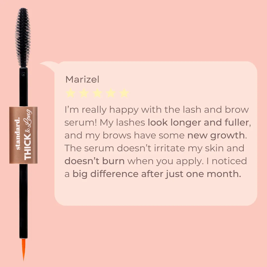 Thick & Long™ Lash Serum with Peptides, Hyaluronic Acid & Castor Oil