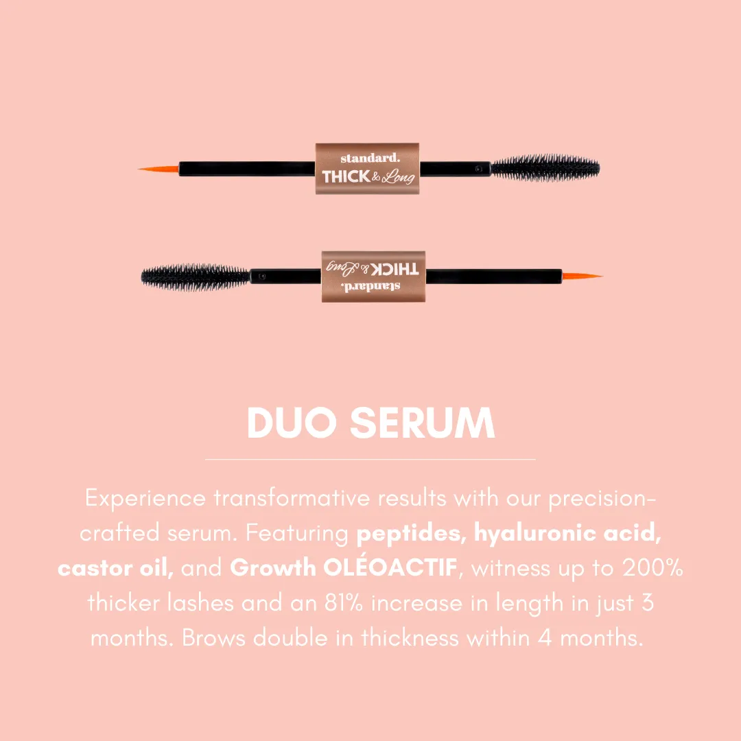 Thick & Long™ Lash Serum with Peptides, Hyaluronic Acid & Castor Oil