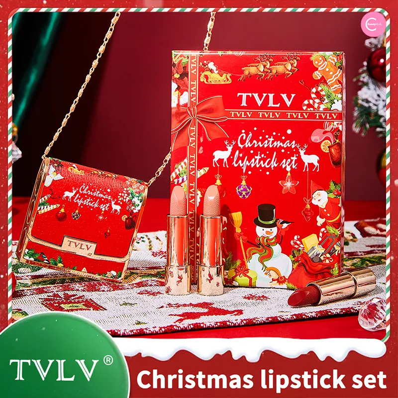 TVLV Christmas Nude 3-Piece Lipstick Set