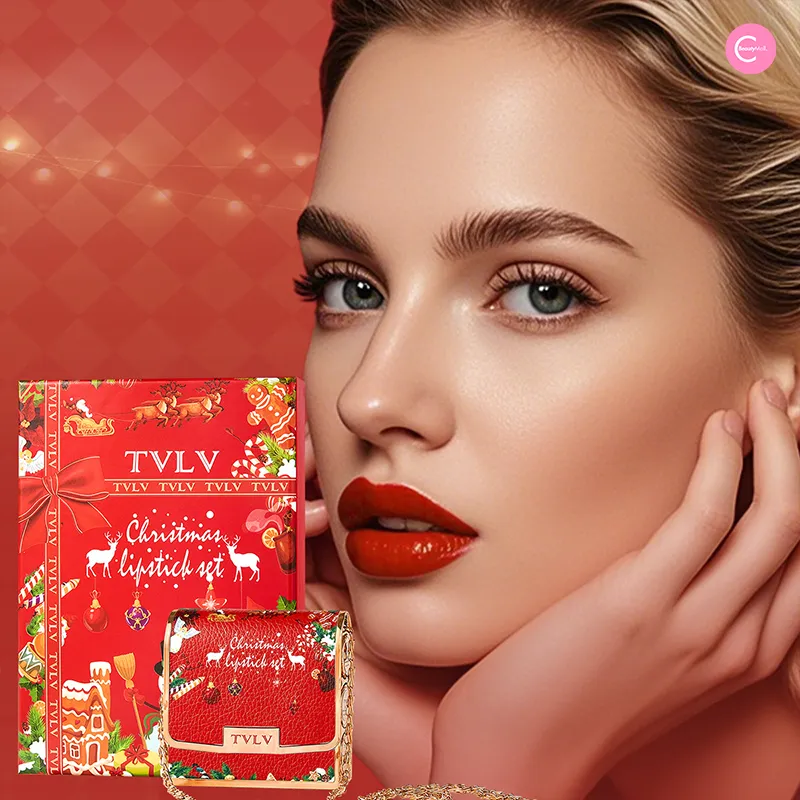 TVLV Christmas Nude 3-Piece Lipstick Set