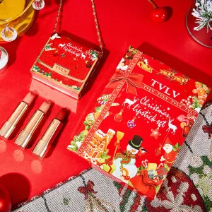 TVLV Christmas Nude 3-Piece Lipstick Set